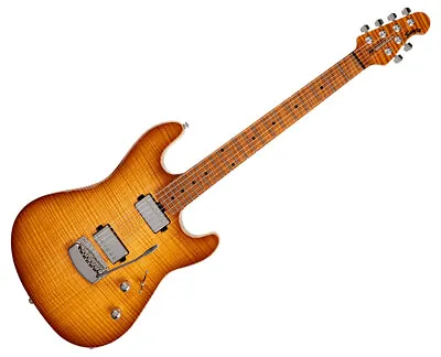 Ernie Ball Music Man Sabre Guitar HH Trem - Honey Suckle • $3499