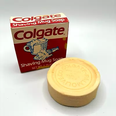 Vintage Colgate Shaving Mug Soap 1.75 Oz NOS In Original Box • $14