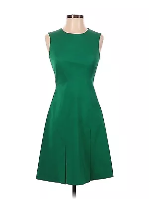 Shoshanna Green Dress A-line Size 8 • $49.99