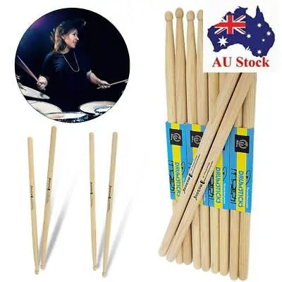 Percussion Tool Wood Drumsticks Plastic Drum Sticks Musical Instrument • $14.99