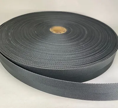 1 1/4 Inch 20 Feet Military DECK GRAY Nylon Webbing • $14.81