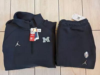 2023 Nike Jordan Michigan CFP Bound Media Night Team Issued Travel Suit 2XL New  • $450