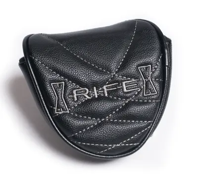 Rife Golf Black Grey  R  Series New X Mallet Right Putter Headcover Head Cover • $14.95