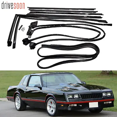 9pc Roof Rail Window Trunk Seal Weatherstripping Kit For 1981-88 Monte Carlo SS • $146.99