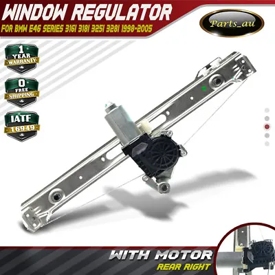 New Electric Window Regulator With Motor For BMW 3 Series E46 98-05 Rear Right • $55.99