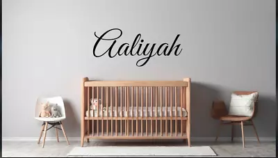 Customize Your Name For Baby - Wall Decal For Home Bedroom Decoration • $10.99