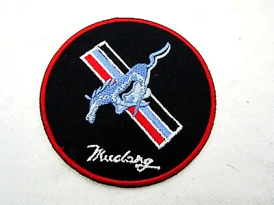 New 3 Inch Ford Mustang Iron On Patch Free Shipping • $6.50