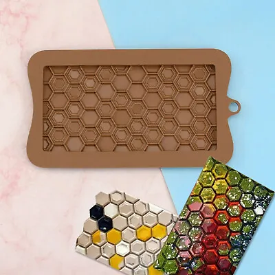 £2.99 • Buy Bee Comb Silicone Mold Chocolate Cake Mould Wax Cookie Candy Sugarcraft Bake Bar