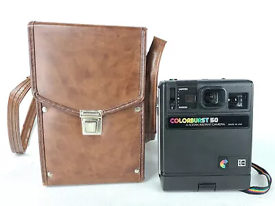 Kodak Colorburst 50 Instant Camera With Pleather Carrying Case • $49.95