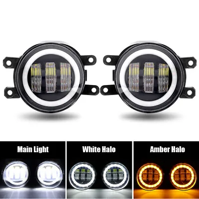 2X Front LED Fog Light For Toyota Yaris Camry Corolla Sienna Tundra 4Runner RAV4 • $39.98