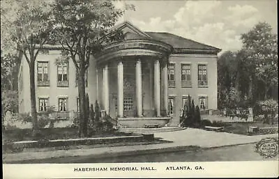 Atlanta Georgia Habersham Memorial Hall Built By D.A.R. Albertype Postcard • $7.72