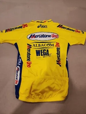 Bike Biking Cycling Jersey Shirt ASICS Team Mercatone Uno Italy Albacom 3XL Rare • $100