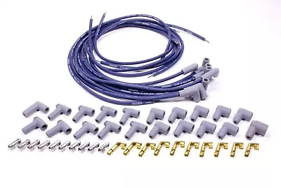 Moroso 73800 Ultra 40 Race Spark Plug Wire Set Universal Unsleeved 8.65mm Blue • $155.27