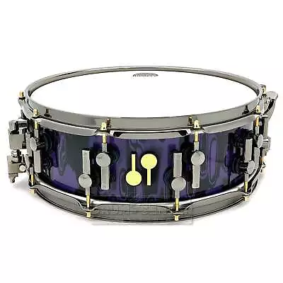 Sonor SQ2 Thin Birch Snare Drum 14x5 Violet Tribal W/Black & Gold Hardware • $1474.31