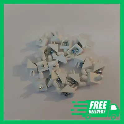 101558 X 20 IKEA KOMPLEMENT PAX Wardrobe Shelf Support/Plug/Pins WHITE • £7.49