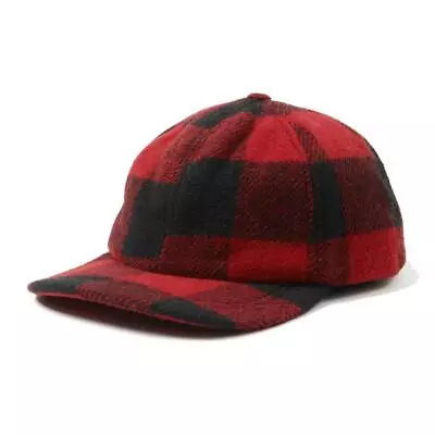 Crown Cap 1-1701 Buffalo Check Railroad Hat Black And Red With A Tye • £49.95