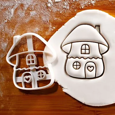 Mushroom Cottage Cookie Cutter - Forest Garden Tea Party Woodland Hansel Gretel • $12.53