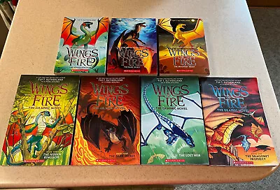 Wings Of Fire Books 3-5 & Wings Of Fire Graphic Novels 1-4 Tui Sutherland • $41.99