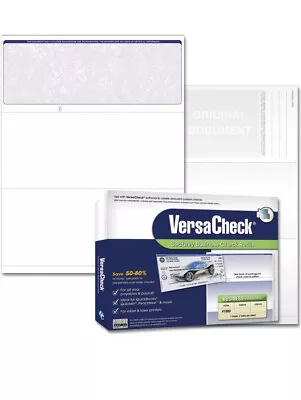 VersaCheck Security Personal Wallet Checks Form #3001 250 Sheets 750 Checks • $28