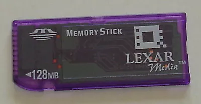 SONY Lexar 128MB Memory Stick NON-PRO Media 128 MB Card • $22.99