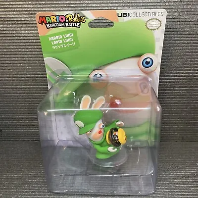 Mario Rabbids Kingdom Battle Nintendo Luigi 3” Gaming Figurine Boxed • £14.75