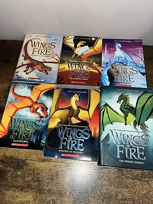 Tui T. Sutherland Mixed Lot Of 6 Books From The Wings Of Fire Series • $19.99