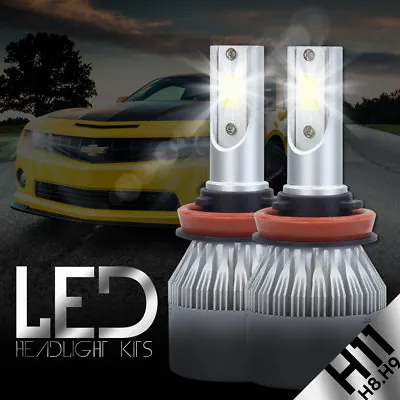 2-sides H11 H8 H9 1700W 255000LM CREE LED Headlight Bulbs Conversion Fog Lights • $15.98