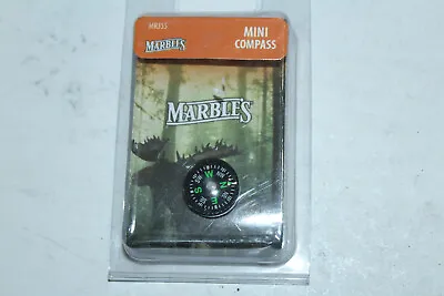  Marble's Small Mini Pocket Compass 3/4  Diameter Glow In The Dark Markings MR35 • $3.95