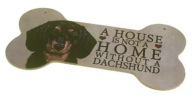 Dachshund Breed Of Dog Light MDF Bone Design Sign Plaque Perfect Gift • $7.45