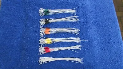 6 Clear Leader  Loops For Connecting And Easy Fitting To Your Fly Lines '''' • £2.50