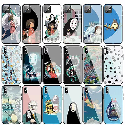 £6.71 • Buy Spirited Away Totoro Glass Case For IPhone 11 Pro XR X XS Max 8 7 6 6S Plus 7+ +