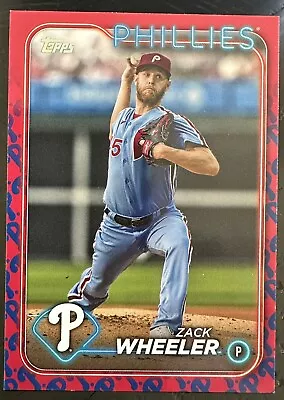 2024 Topps Team Color Border Variations #262 Zach Wheeler Phillies SSP • $0.99