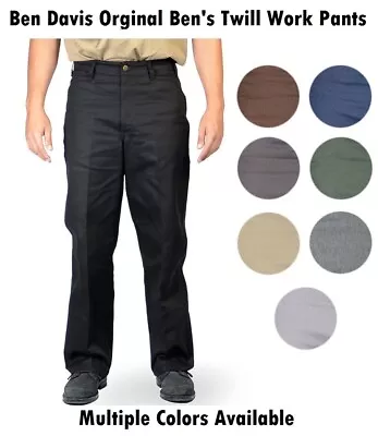 Ben Davis Men's Classic Original Ben's Blend Twill Work Pants • $48.99