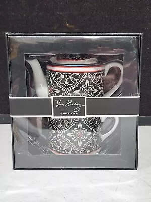 NEW IN BOX - Vera Bradley Barcelona Tea For One Teapot Mug With Lid • $39.95