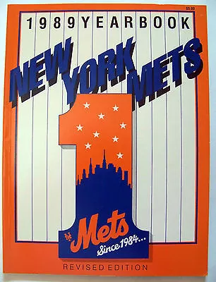 NY Mets Shea Stadium 1989 Rev Ed Year Book Yearbook 1969 World Series 20th Anniv • $14.99