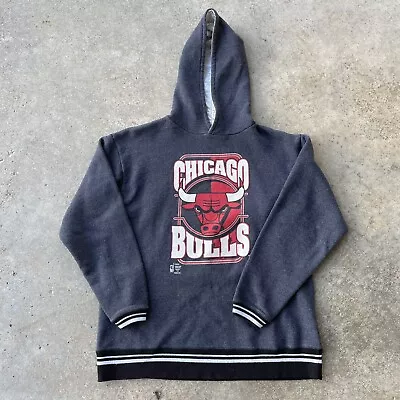 Vtg 90s Salem Sportswear Chicago Bulls NBA Hoodie Sweatshirt Usa Made  • $47.96