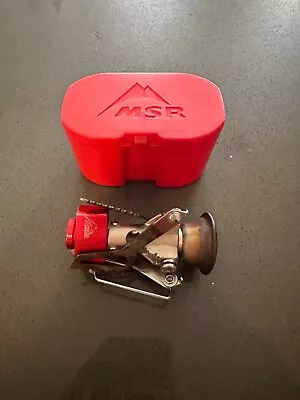 MSR POCKET ROCKET 2 Stove & Case Compact Hiking Camping Ultralight Cooking Stove • $31