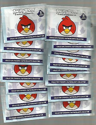 $9.95 • Buy ANGRY BIRDS Sticker Lot Of 15 Unopened PACKS New By ROVIO 120 Stickers FREE SHIP