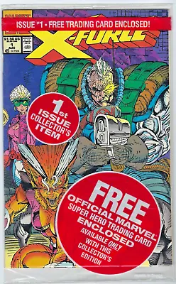 X-Force #1 (1991) Near Mint/Mint (9.8) Sealed Deadpool Trading Card Included • $26.90