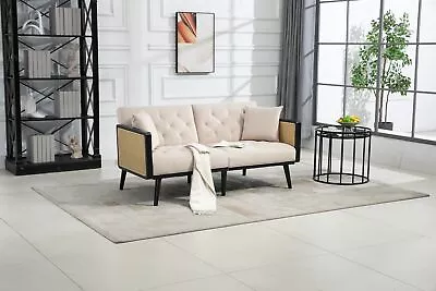 COOLMORE Velvet Sofa  Accent Sofa .loveseat Sofa With Metal Feet • $368.01