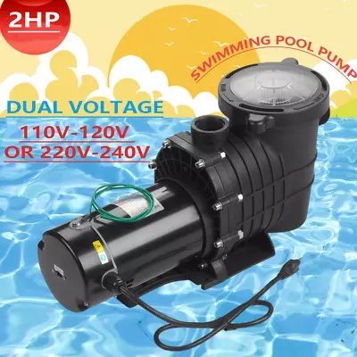 2HP Inground Swimming Pool Pump Motor Strainer For Hayward Replacement 110-240V • $145.99