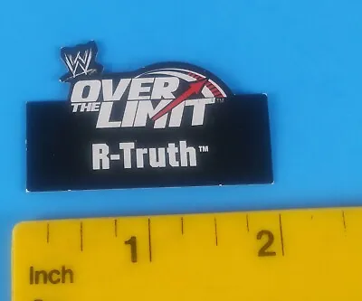 WWE R-Truth Display Card Nameplate Mattel For Stand Legend Elite Over Limit USED • $17.99