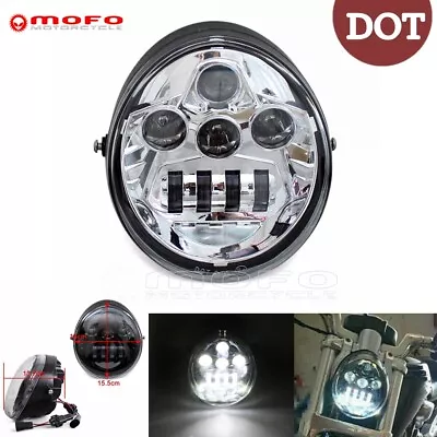 $115.99 • Buy DOT Approved Projector LED Headlight HeadLamp For Harley V-Rod VRSCA VRSCB VRSCX