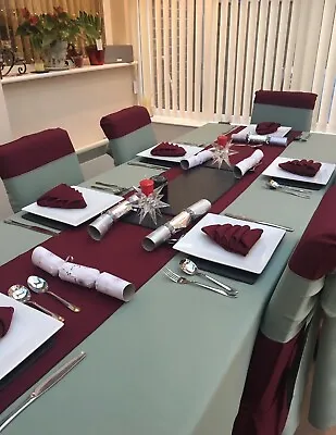 £24.99 • Buy Table Linen Set - Rectangle Tablecloth,  6 X Napkins & Table Runner