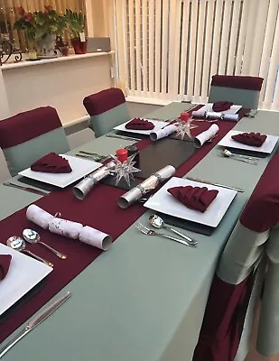 £26.99 • Buy Table Linen Set - Rectangle Tablecloth,  6 X Napkins & Table Runner