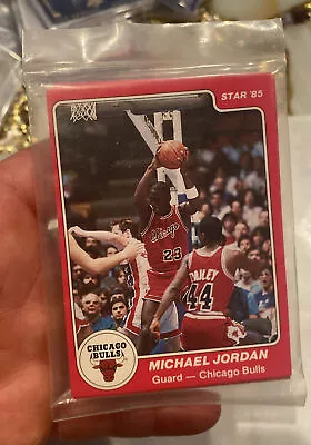 1984/85 Star Michael Jordan True Rookie Chicago Bulls Sealed Team Bag 101 XRC • $64999.99