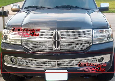 For 2007-2014 Lincoln Navigator Bumper Stainless Steel Mesh Grille Grill • $160.99