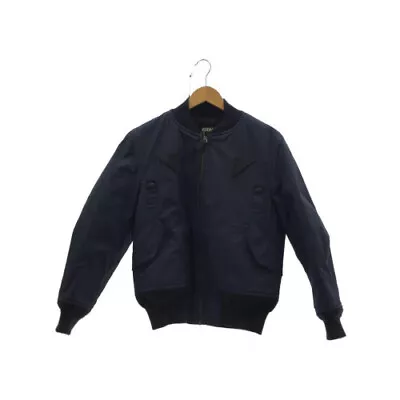 Nigel Cabourn◆THE DRAWING ROOM Collection/B-15A/Flight Jacket/48/Cotton/NVY • $420.65