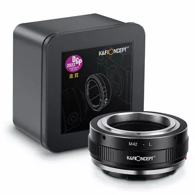 K&F Concept Adapter For M42 Lens To L Mount Leica SL/SL2/TL Camera M42-L • £24.28