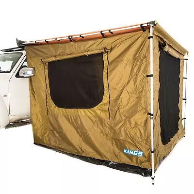 Kings 4WD Awning Tent 2.5X2.5m Outdoor Sunshade Canopy Waterproof Extension 4X4 • $199